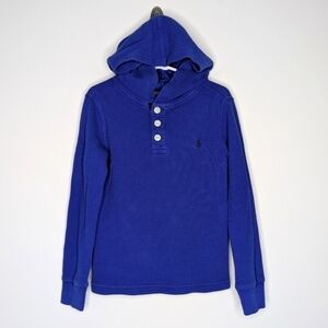 Polo Ralph Lauren Blue Hoodie Shirt 5